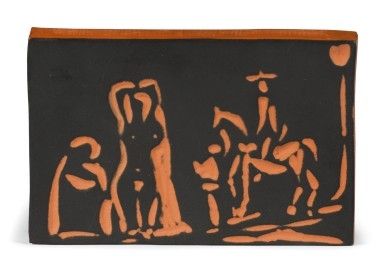 Keramik Picasso - Figure and Cavalier