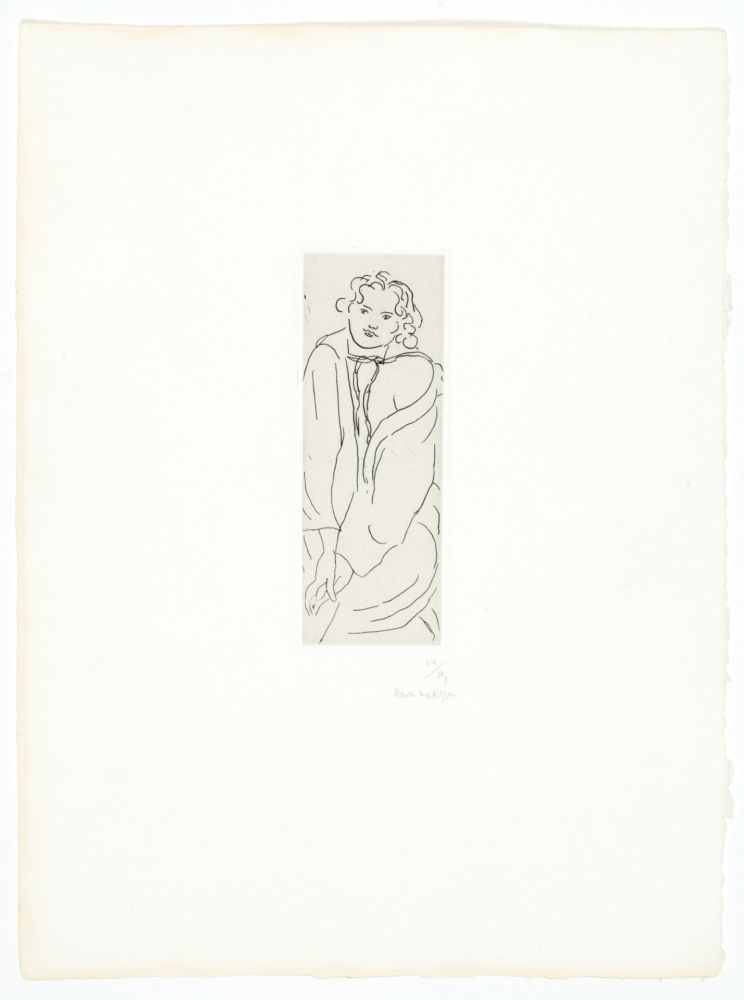 Stich Matisse - Figure au peignoir