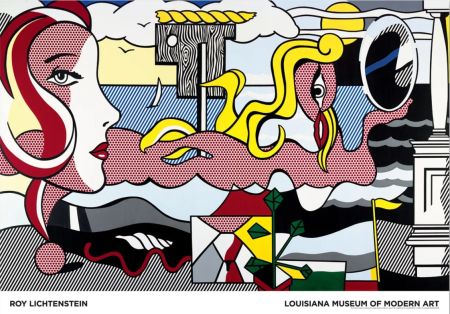 Plakat Lichtenstein - Figures in Landscape