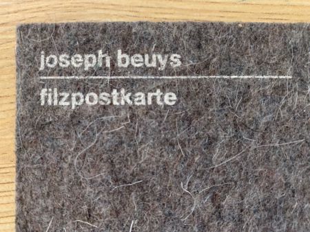 Siebdruck Beuys - Filzpostkarte
