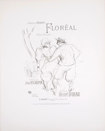 Lithographie Toulouse-Lautrec - Floréal, 1895