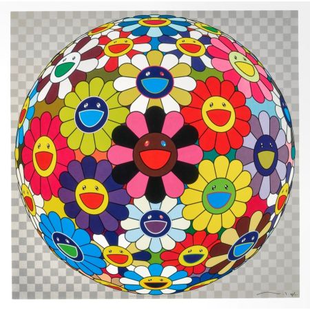 Lithographie Murakami - Flower Ball (Kindergarten Days)