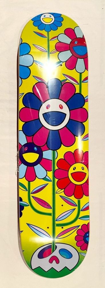 Siebdruck Murakami - Flower Cluster Skate Deck