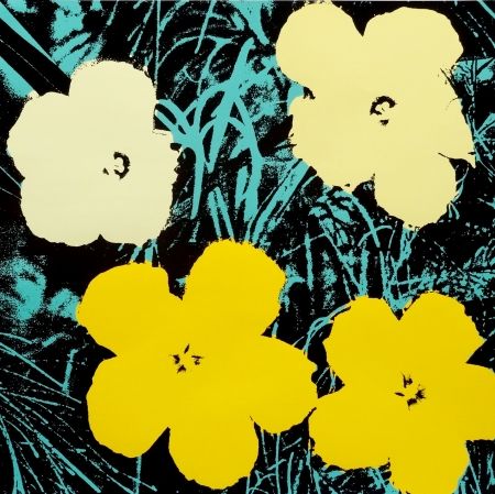 Siebdruck Warhol - Flowers