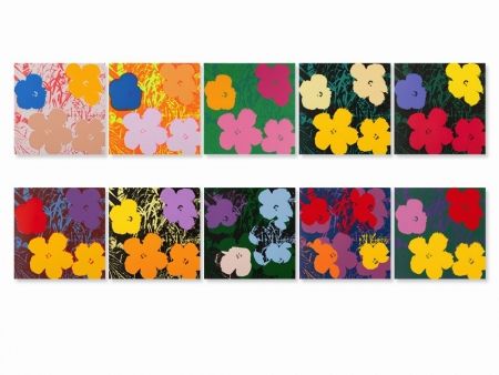 Siebdruck Warhol (After) - Flowers