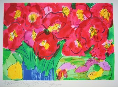 Lithographie Ting - Flowers 2
