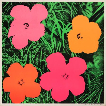 Siebdruck Warhol - Flowers 6