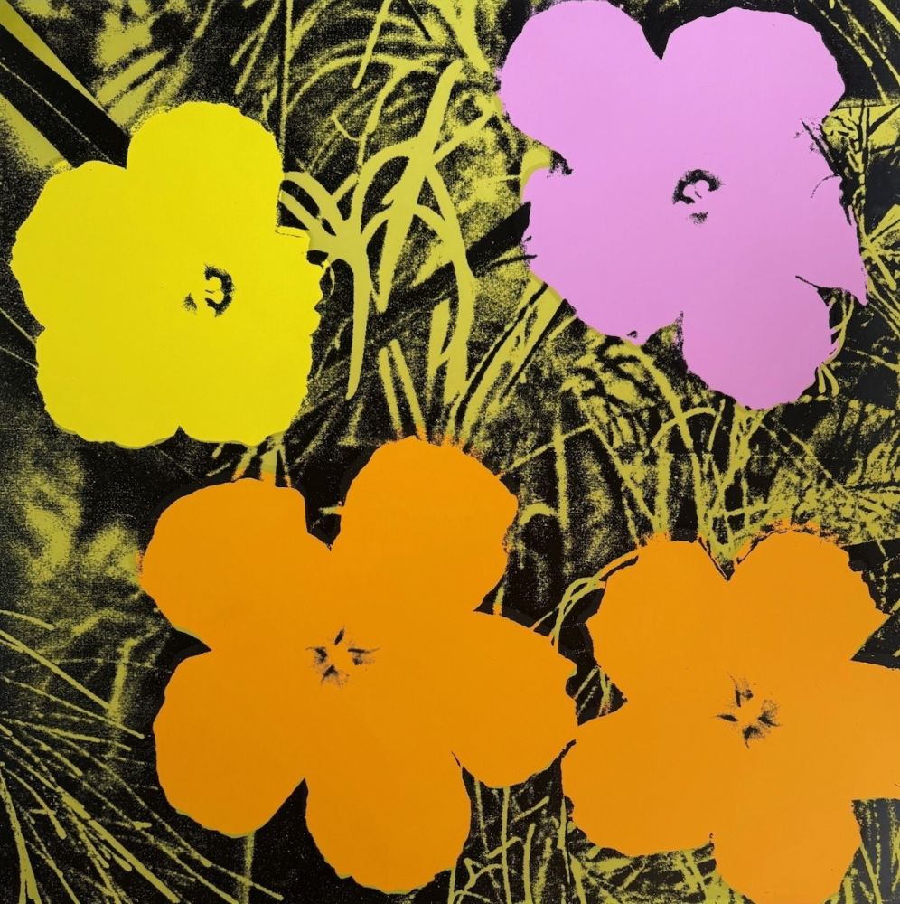 Siebdruck Warhol - Flowers #67