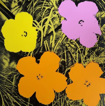 Siebdruck Warhol - Flowers #67