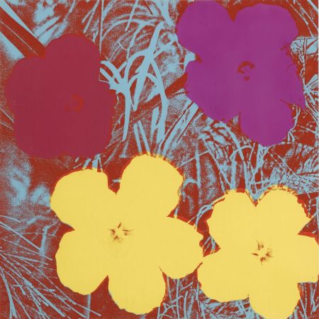 Siebdruck Warhol - Flowers #71