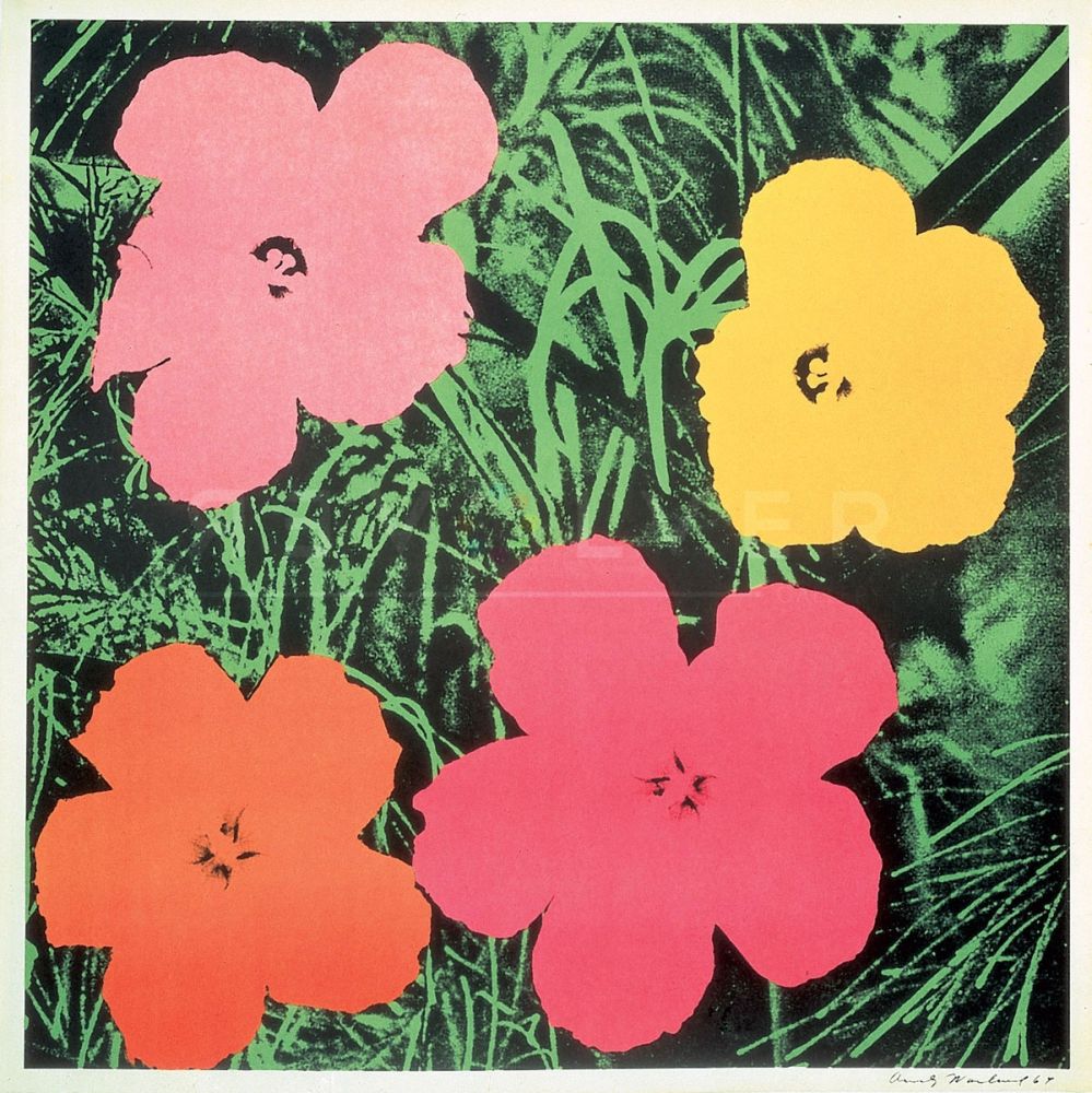 Siebdruck Warhol - Flowers (FS II.6)