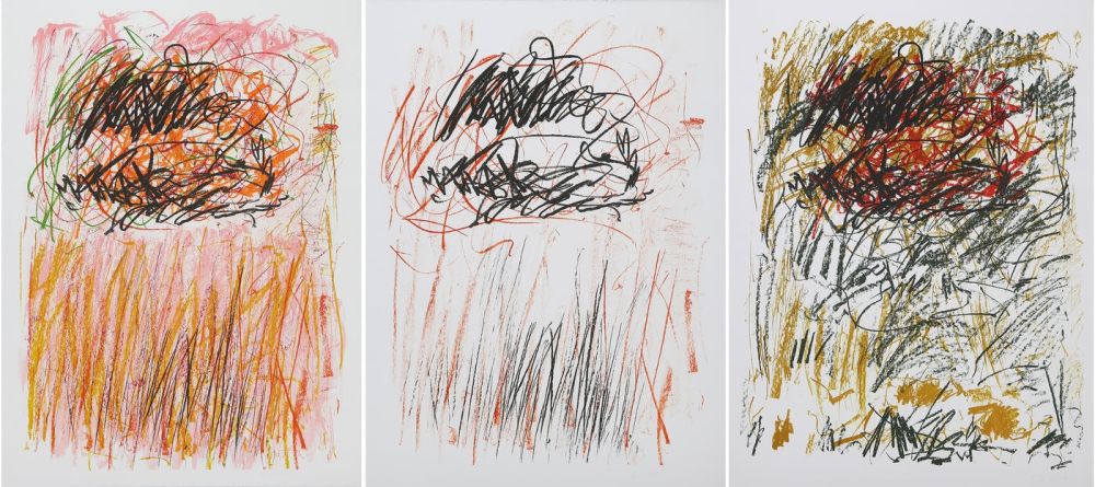 Lithographie Mitchell - Flowers I-III from Bedford Series