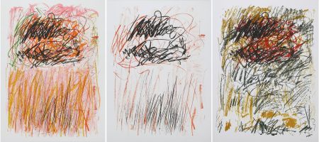Lithographie Mitchell - Flowers I-III from Bedford Series