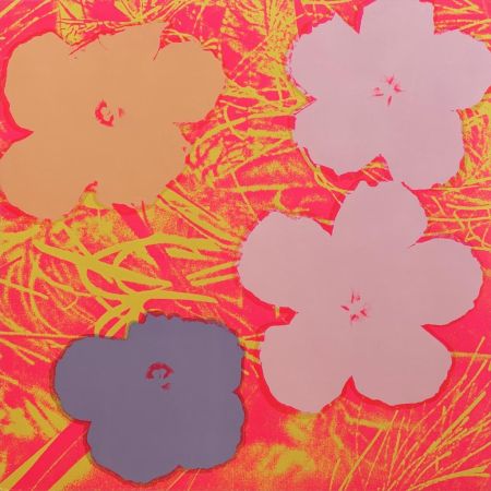 Siebdruck Warhol - Flowers, II.69