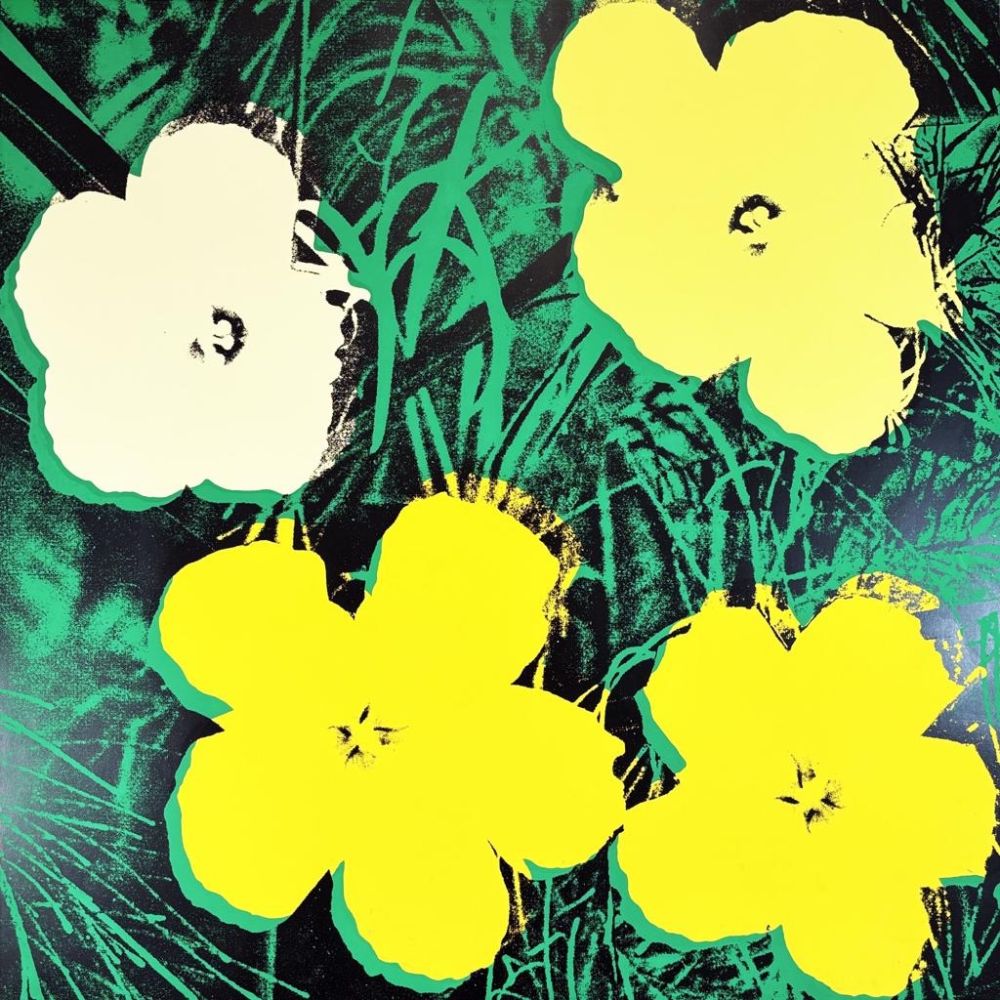 Siebdruck Warhol - Flowers, II.72