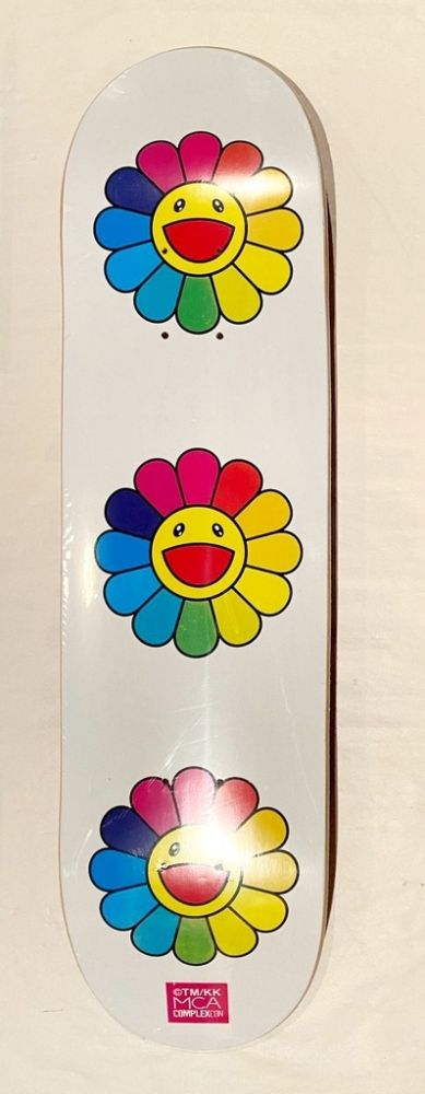 Siebdruck Murakami - Flowers Skate Deck