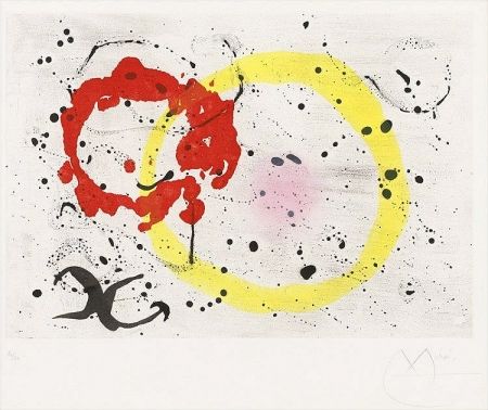 Aquatinta Miró - Fond Marin II (Seabed II), 1963