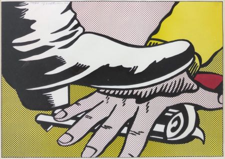 Lithographie Lichtenstein - FOOT AND HAND