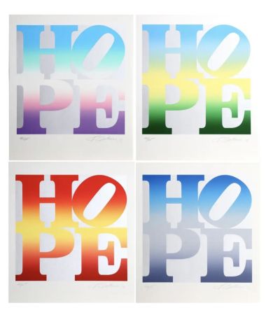 Siebdruck Indiana - Four Seasons of Hope