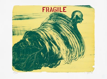 Lithographie Toguo - Fragile