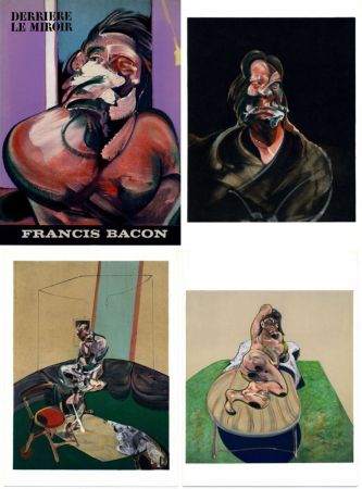 Illustriertes Buch Bacon - FRANCIS BACON : Derrière le Miroir n° 162. 5 LITHOGRAPHIES EN COULEURS (1966)