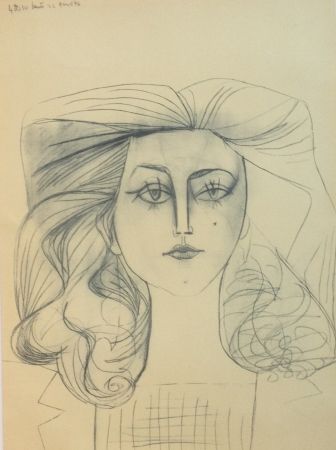 Lithographie Picasso - Francoise Gilot 1