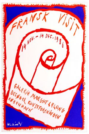 Plakat Alechinsky - Frank Visit