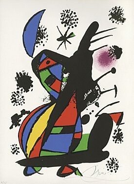 Illustriertes Buch Miró - 