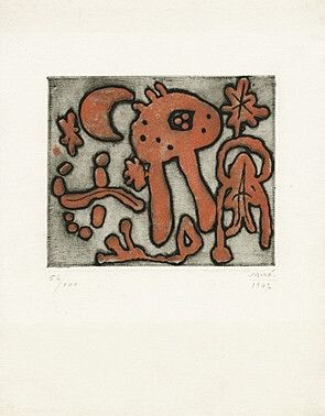 Radierung Und Aquatinta Miró - From 