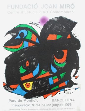 Lithographie Miró - Fundacio Joan Miro - Barcelona 1976