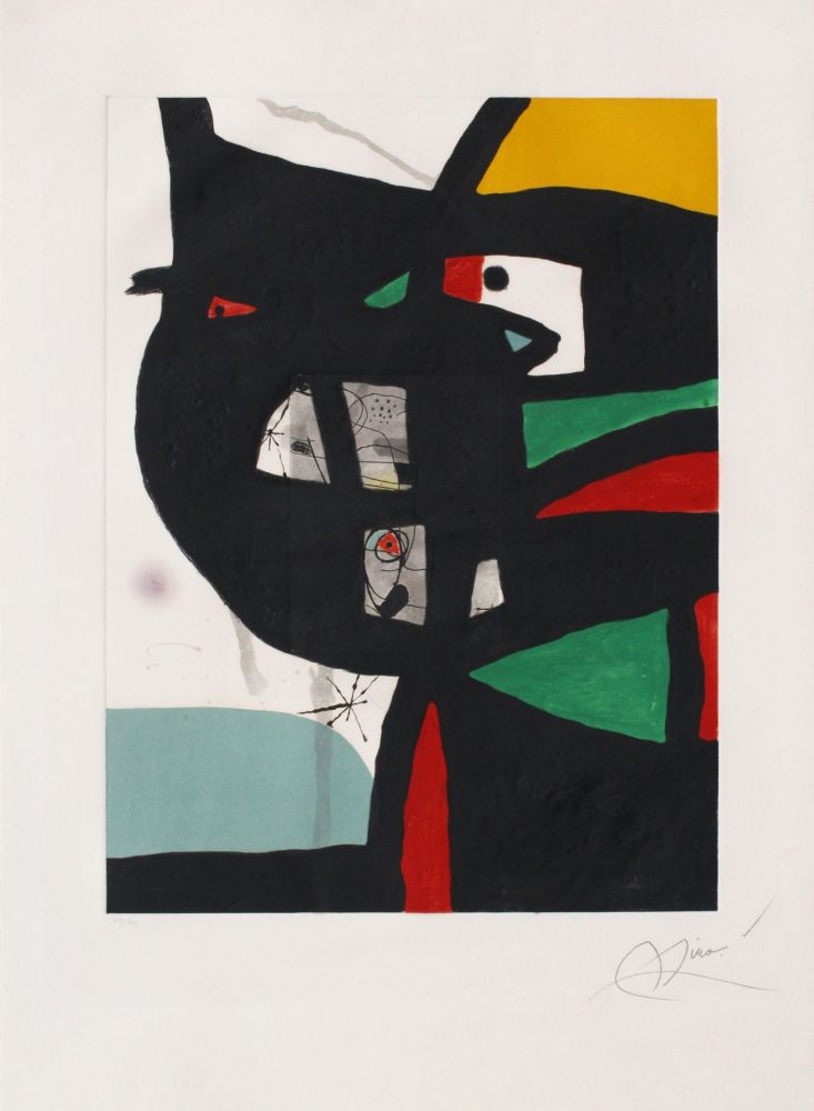 Radierung Und Aquatinta Miró - Fundacio Palma I