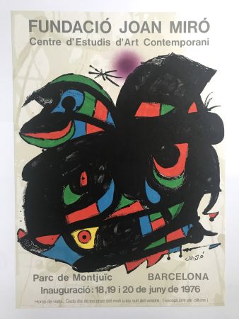 Plakat Miró - Fundació Joan Miró / Centre d'Estudis d'Art Contemporani