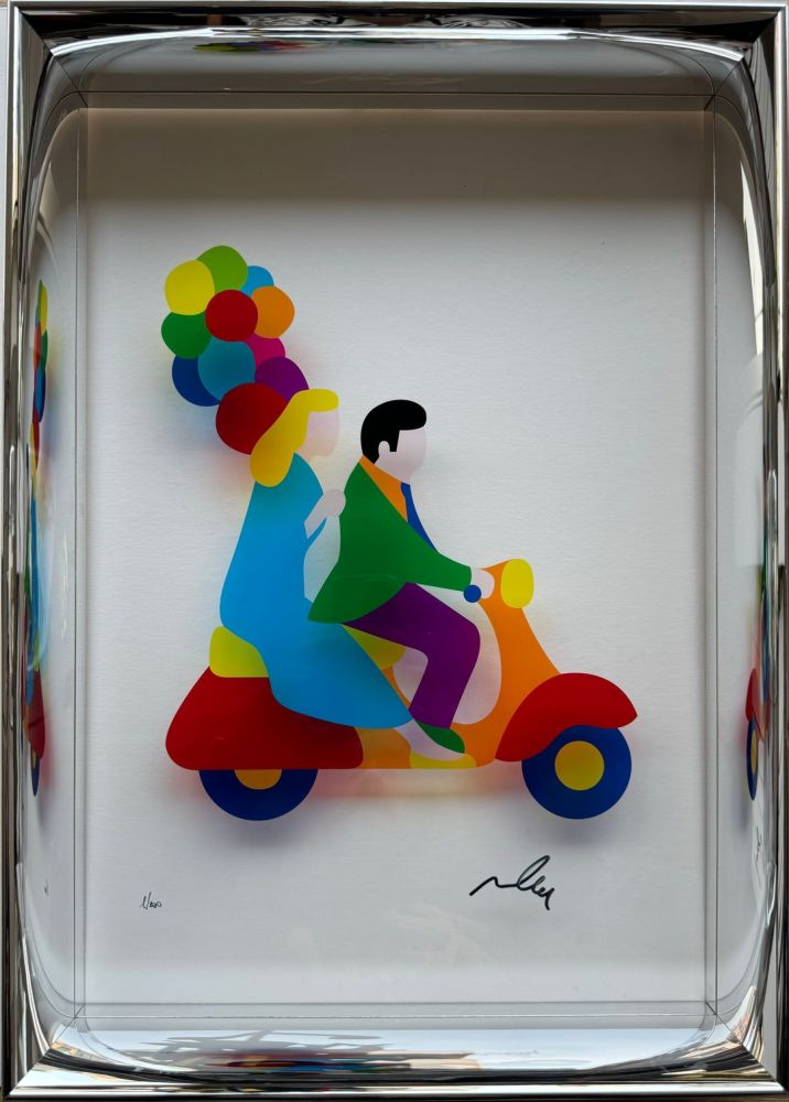 Siebdruck Lodola - Funny moments (Plexiglass)