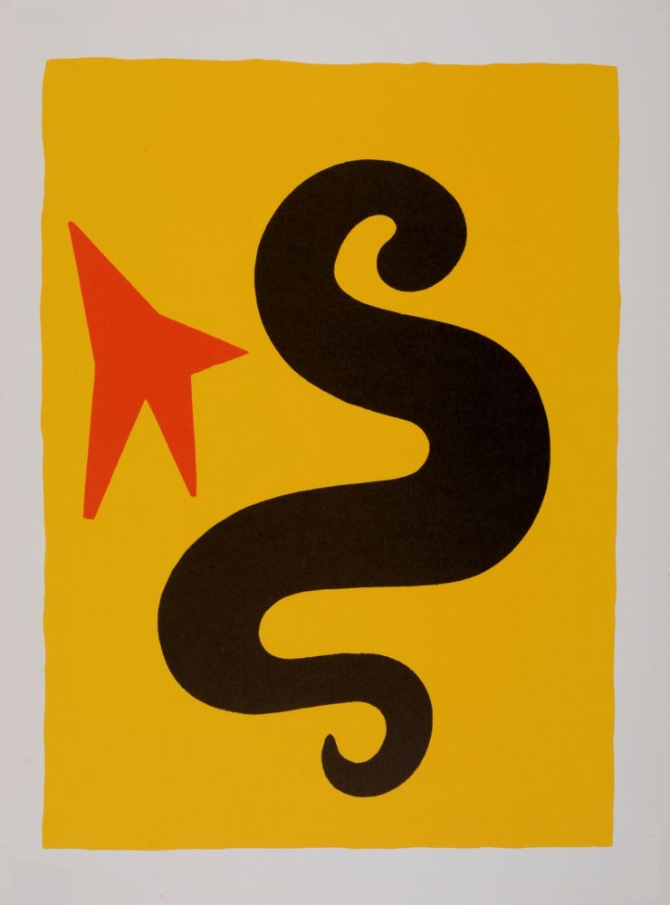 Lithographie Calder - Fêtes III, 1971
