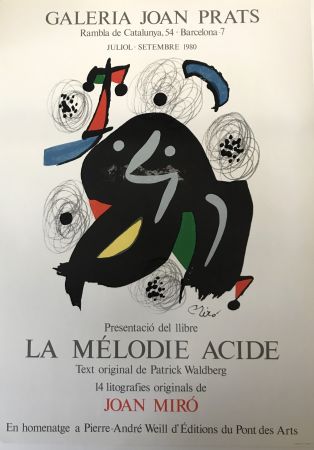 Plakat Miró - Galeria Joan Prats