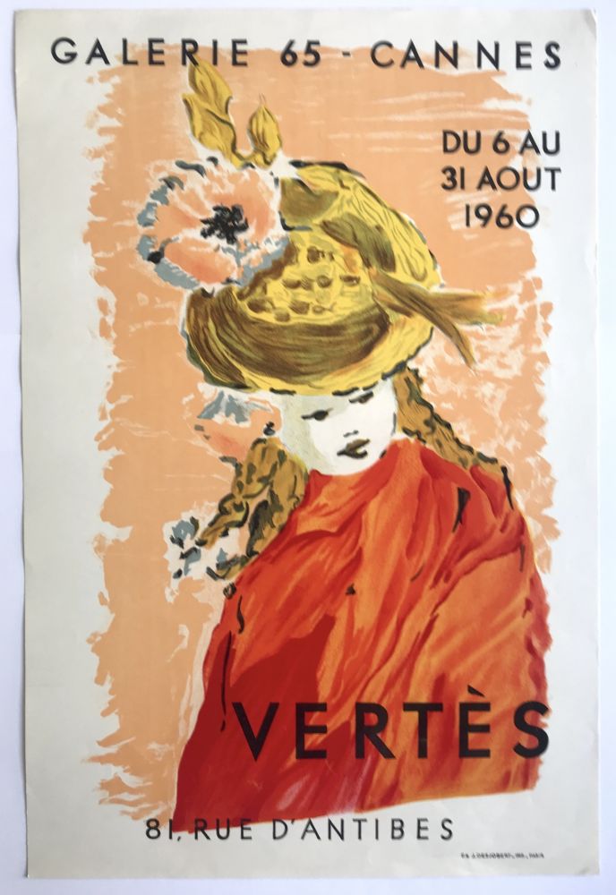 Lithographie Vertes - Galerie 65 Cannes