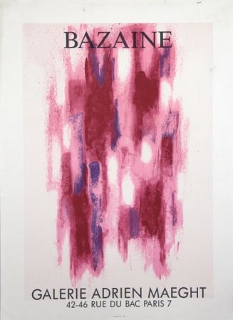 Lithographie Bazaine - Galerie Adrien Maeght
