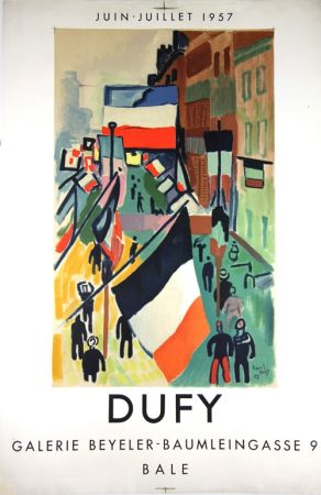 Lithographie Dufy - Galerie Beyeler   Bale