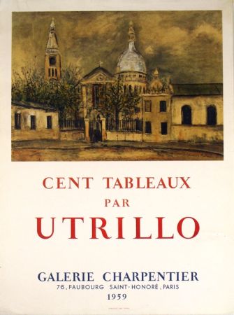 Lithographie Utrillo - Galerie Charpentier