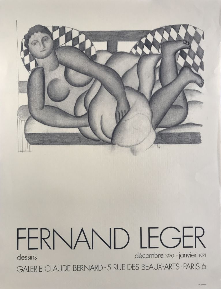 Plakat Leger - Galerie Claude Bernard