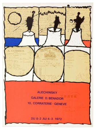 Plakat Alechinsky - Galerie D. Benador, Genève