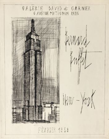 Stich Buffet - Galerie David et Garnier - 6 Avenue Matignon Paris (Empire State Building)