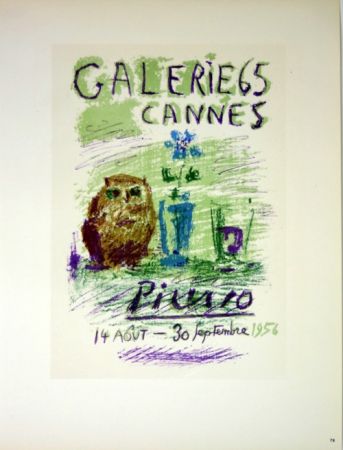 Lithographie Picasso (After) - Galerie de Cannes
