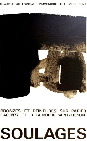 Offset Soulages - Galerie de France    Fiac  