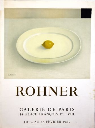 Lithographie Rohner - Galerie de Paris