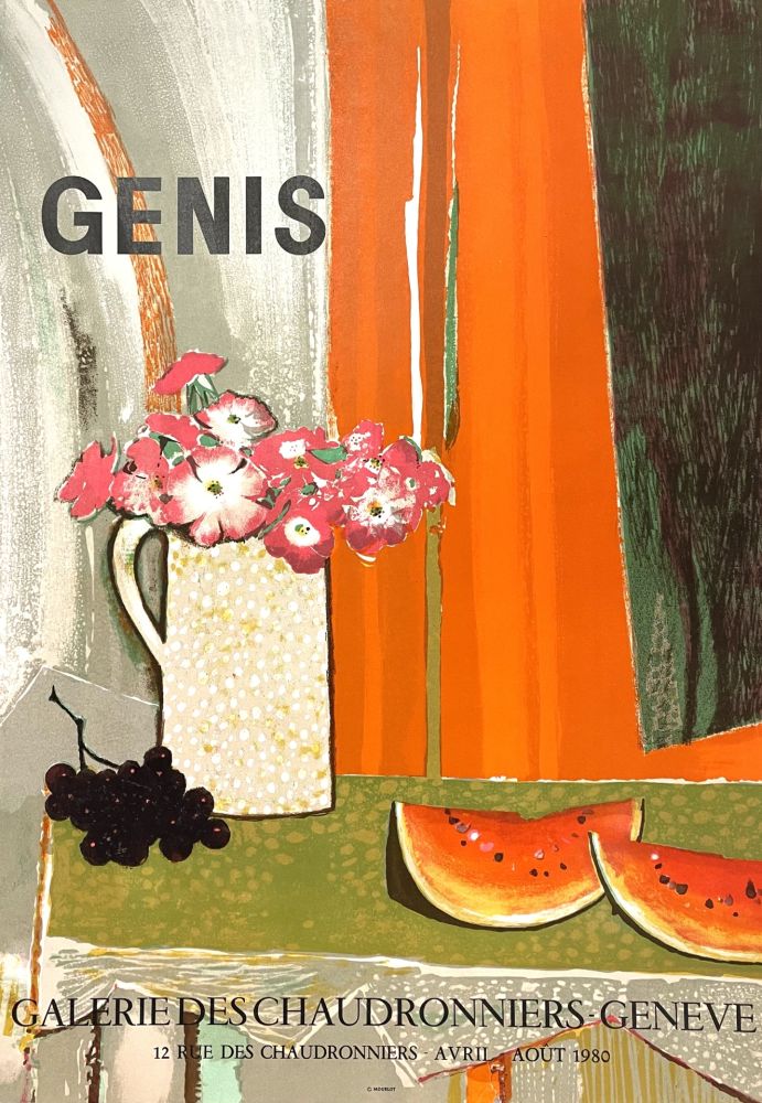 Plakat Genis - Galerie des Chaudronniers Genève