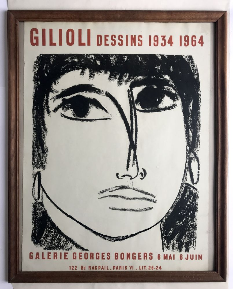 Plakat Gilioli - Galerie Georges Bongers