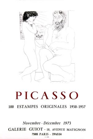 Lithographie Picasso - Galerie Guiot 