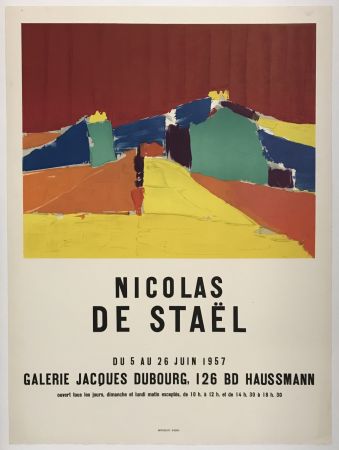 Plakat De Stael - Galerie Jacques Dubourg