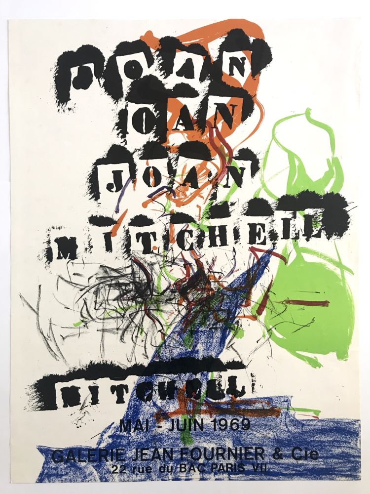 Plakat Mitchell - Galerie Jean Fournier